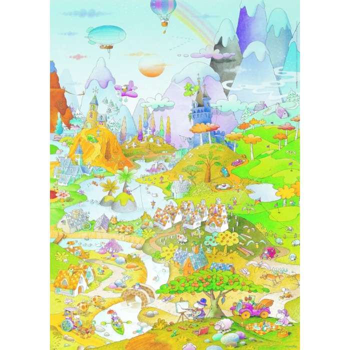 Puzzle Heye-29987 Mordillo - Idyll by The Lake