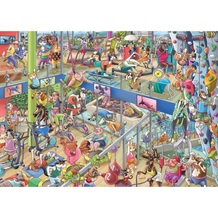 Puzzle Heye-30084 Pet Gym