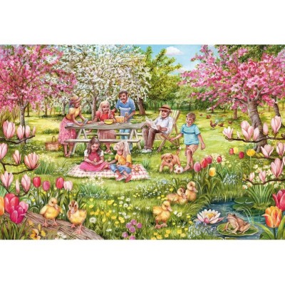 Puzzle Gibsons-G2709 XXL Teile - Five Little Ducks