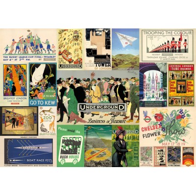 Puzzle Gibsons-G3433 Tfl Heritage Poster