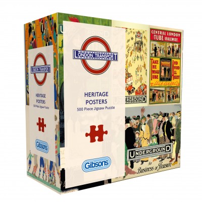 Puzzle Gibsons-G3433 Tfl Heritage Poster