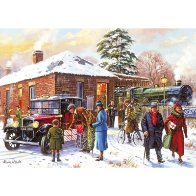 Gibsons-G5043 4 Puzzles - Kevin Walsh - Winter about Town
