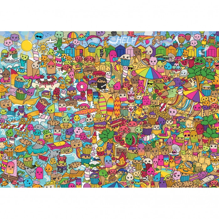 Puzzle Gibsons-G6621 Kuchen Mit Gesichtern - Süßer Rückzugsort