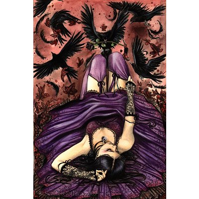 Puzzle Ricordi-23006 Scarlet Gothica: Lady of Crows