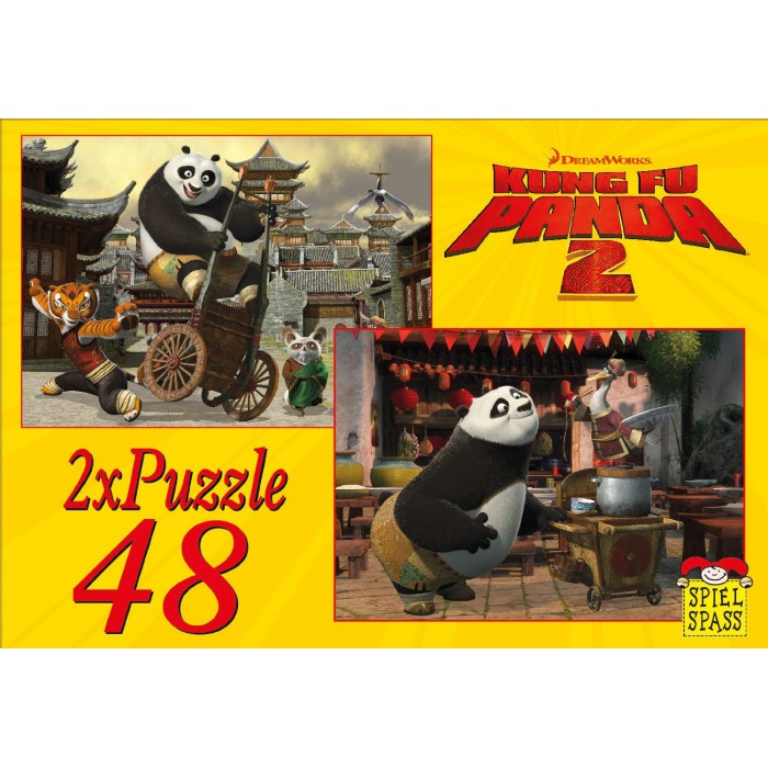 Puzzle SpielSpass-77996 Heroes 2-in-1 Kung Fu Panda