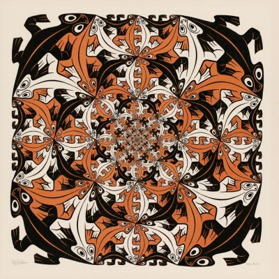 Puzzle PuzzelMan-823 MC Escher: Salamanders