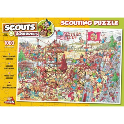 Puzzle PuzzelMan-854 Rene Leisink - Scouting - Jamboree