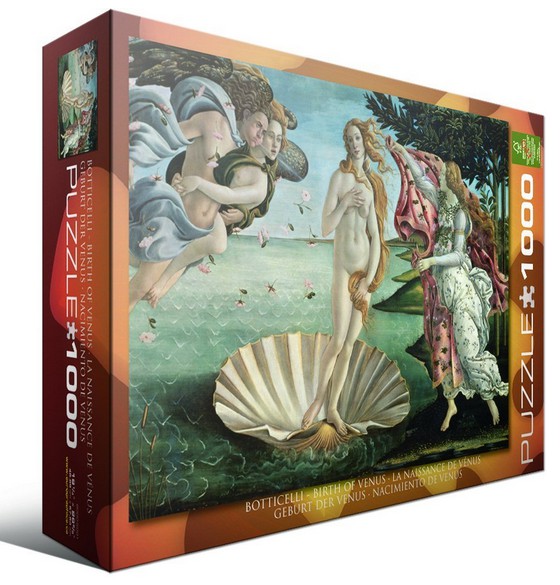 Trefl Puzzle 1000 Teile Die Geburt der Venus Sandro Botticelli Geschenk Puzzle 