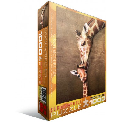 Puzzle Eurographics-6000-0301 Mutter- und Babygiraffe