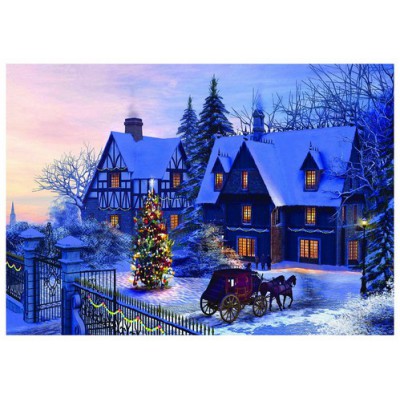 Puzzle Eurographics-6000-0428 Weihnachten zu Hause
