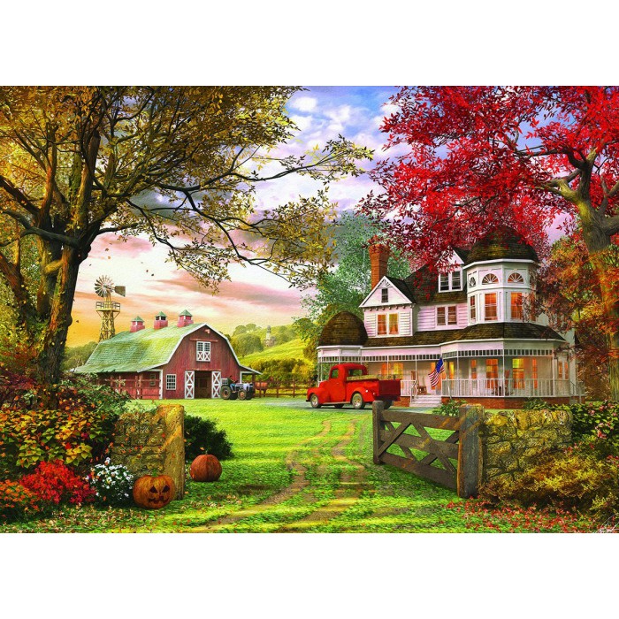 Puzzle  Eurographics-6000-0694 Dominic Davison: Die alte Kürbis-Farm