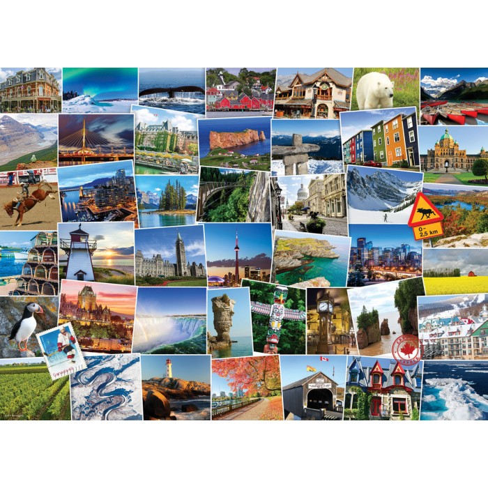 Puzzle Eurographics-6000-0780 Globetrotter - Kanada