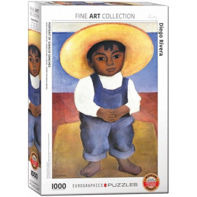 Puzzle Eurographics-6000-0799 Diego Rivera - Porträt von Ignacio Sanchez