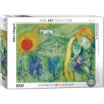 Puzzle  Eurographics-6000-0848 Marc Chagall - Liebende in Vence