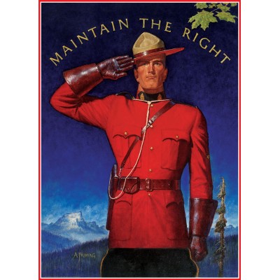 Puzzle Eurographics-6000-0972 Royal Canadian Mounted Police - Maintain the Right