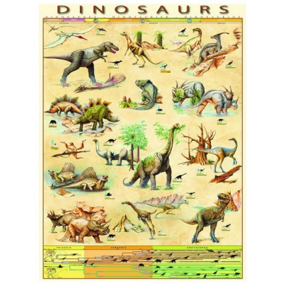 Puzzle Eurographics-6000-1005 Dinosaurier
