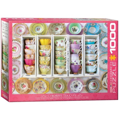 Puzzle Eurographics-6000-5342 Tea Cups Boxes