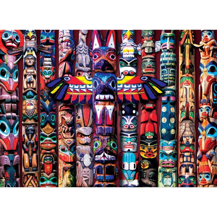 Puzzle Eurographics-6000-5349 Totem Poles