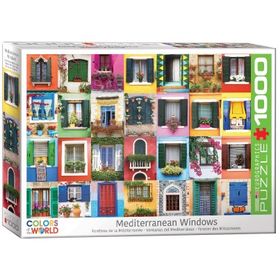 Puzzle Eurographics-6000-5350 Mediterranean Windows
