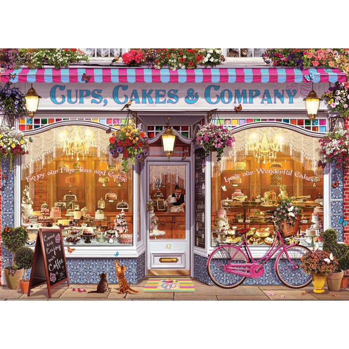 Puzzle  Eurographics-6000-5520 Cups, Cakes & Company