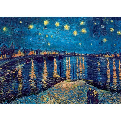 Puzzle Eurographics-6000-5708 Van Gogh Vincent - Sternennacht über der Rhône, 1888