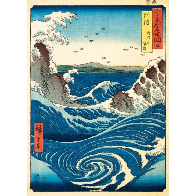 Puzzle Eurographics-6000-5767 Utagawa Hiroshige - Naruto-Strudel