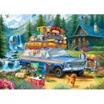 Puzzle  Eurographics-6000-5867 Unterwegs mit dem Jeep Wagoneer