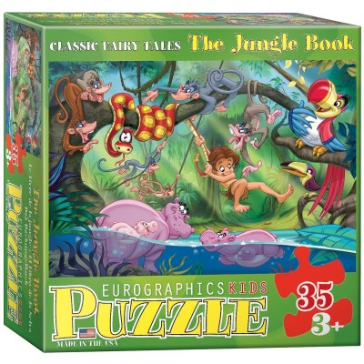 Puzzle Eurographics-6035-0424 XXL Teile - The Jungle Book