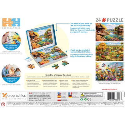 Puzzle Eurographics-6724-6016 Connecting Pieces - Lake Cottage
