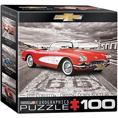 Eurographics-8104-0665 Mini Puzzle - 1959 Corvette