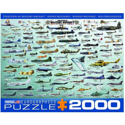 Puzzle Eurographics-8220-0578 Kriegsflugzeuge Evolution