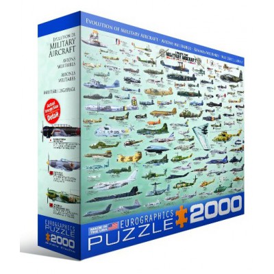 Puzzle Eurographics-8220-0578 Kriegsflugzeuge Evolution