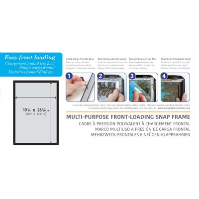 Eurographics-8955-0115 Aluminiumrahmen für Puzzle - 67,6 x 48,9 cm