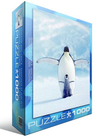 Puzzle Pinguine schönes Motiv 48x35cm 500 Teile OVP Königspinguine eingeschweißt 