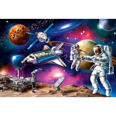 Puzzle Schmidt-Spiele-56156 Weltraum-Abenteuer