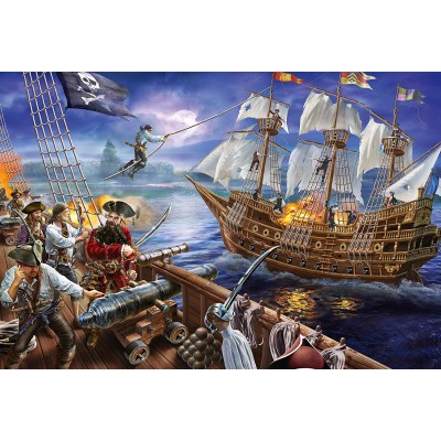 Puzzle Schmidt-Spiele-56252 Abenteuer mit den Piraten