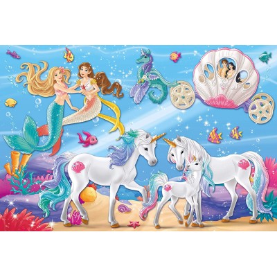 Puzzle Schmidt-Spiele-56302 Der Zauber der Meerjungfrauen