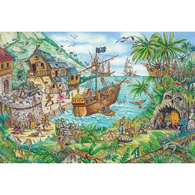 Puzzle Schmidt-Spiele-56330 In der Piratenbucht