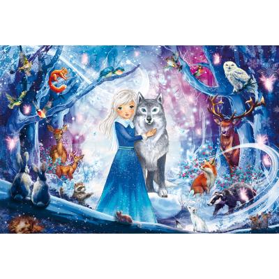Puzzle Schmidt-Spiele-56386 Prinzessin im Winterwald