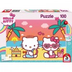 Puzzle  Schmidt-Spiele-56409 Hello Bath Fun with Kitty
