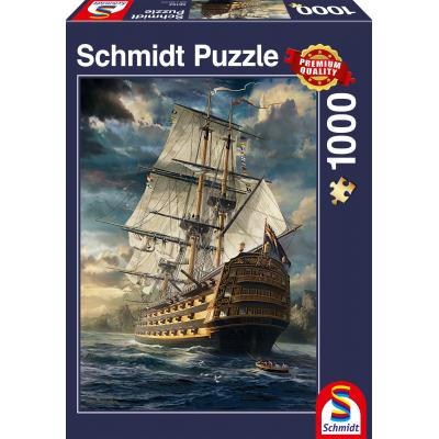 Puzzle Schmidt-Spiele-58153 Segel gesetzt