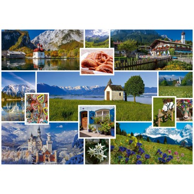 Puzzle Schmidt-Spiele-58222 In den Bergen