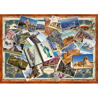 Puzzle Schmidt-Spiele-58343 Grüße aus aller Welt