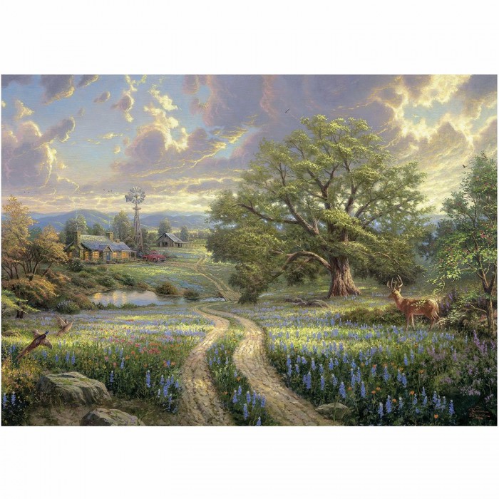 Puzzle  Schmidt-Spiele-58461 Thomas Kinkade: Country Living