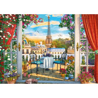 Puzzle Schmidt-Spiele-58976 Terrace in Paris