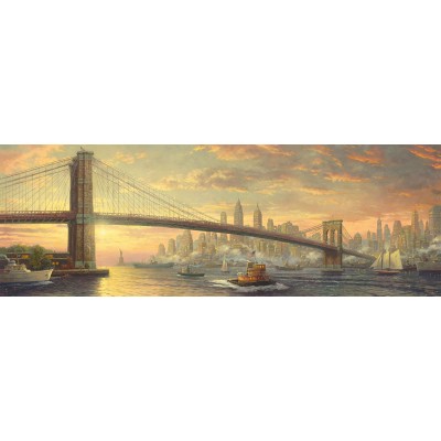 Puzzle Schmidt-Spiele-59476 Thomas Kinkade - Bridge, New York