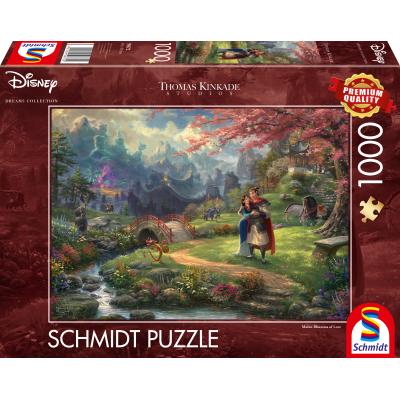 Puzzle Schmidt-Spiele-59672 Thomas Kinkade - Disney - Mulan