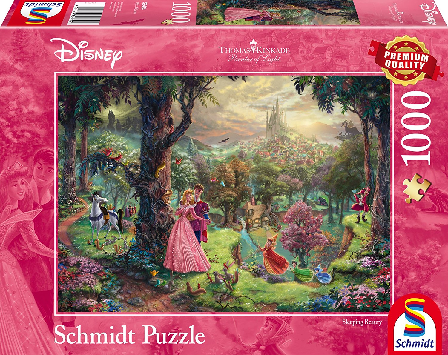 1000 Teile Puzzle Alice im Wunderland Schmidt Spiele 59636 Thomas Kinkade Bunt Disney