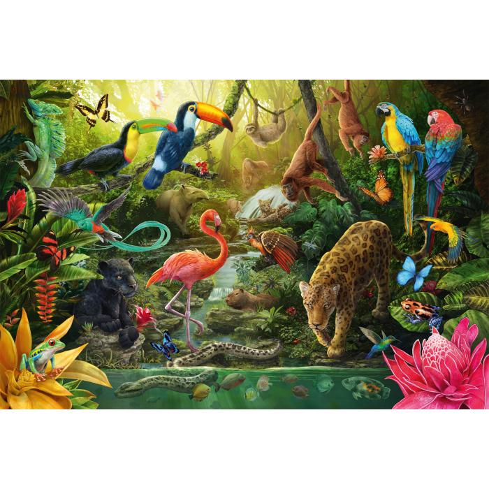 Puzzle   Urwaldbewohner