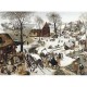 Puzzle aus handgefertigten Holzteilen - Brueghel: Volkszählung zu Bethlehem